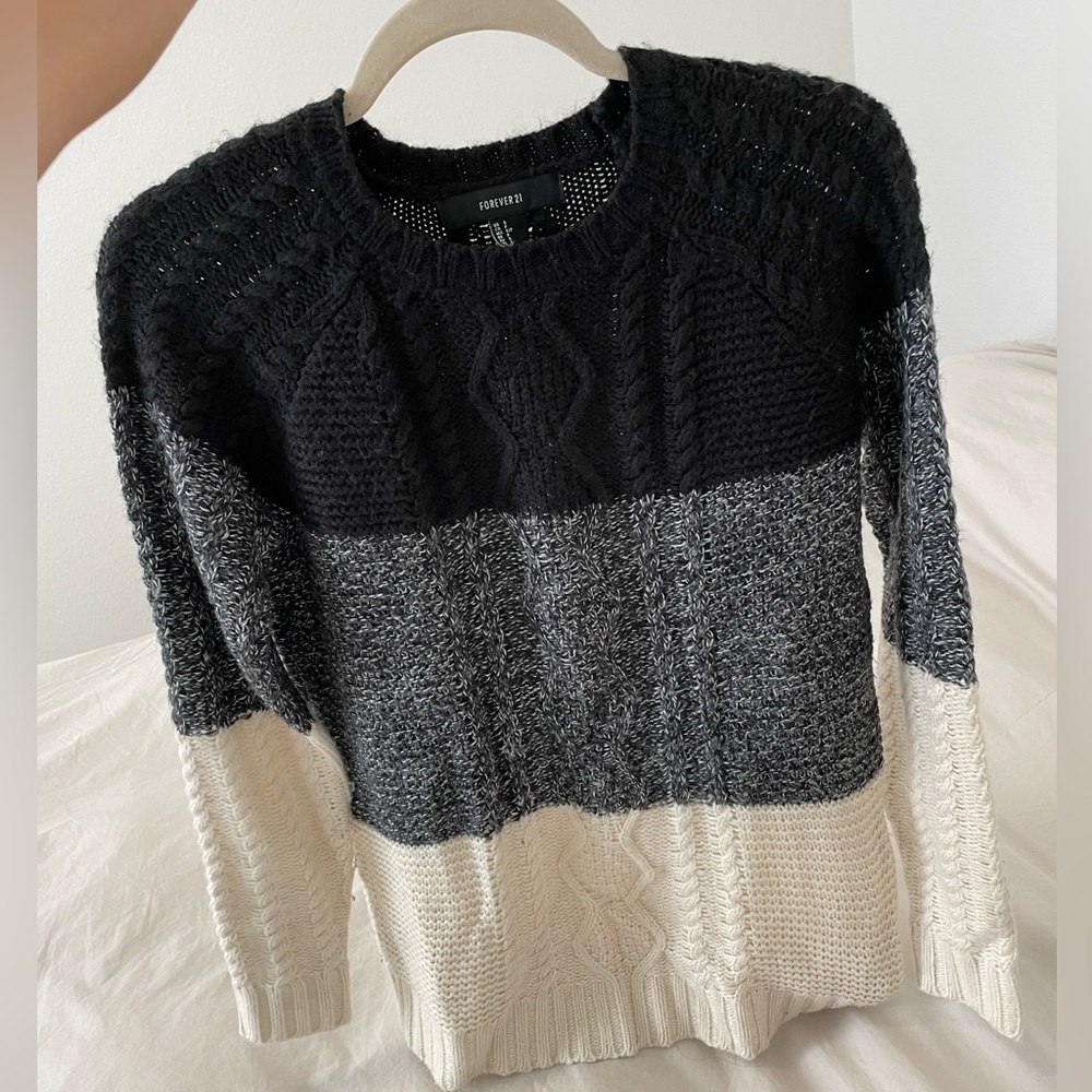 Forever 21 Color Block Sweater